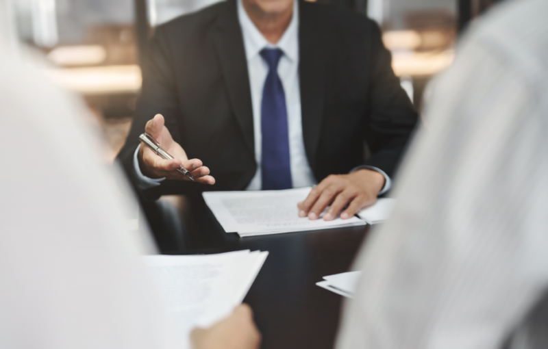 Man talking with his hands